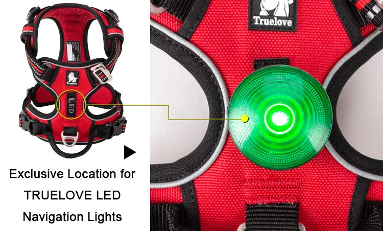 Truelove Pet Reflective Nylon Collar & Leash: High-Visibility, Durable Gear for Dogs