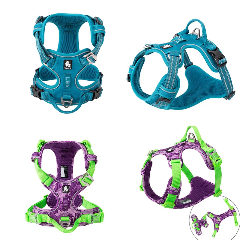 Truelove Pet Reflective Nylon Collar & Leash: High-Visibility, Durable Gear for Dogs
