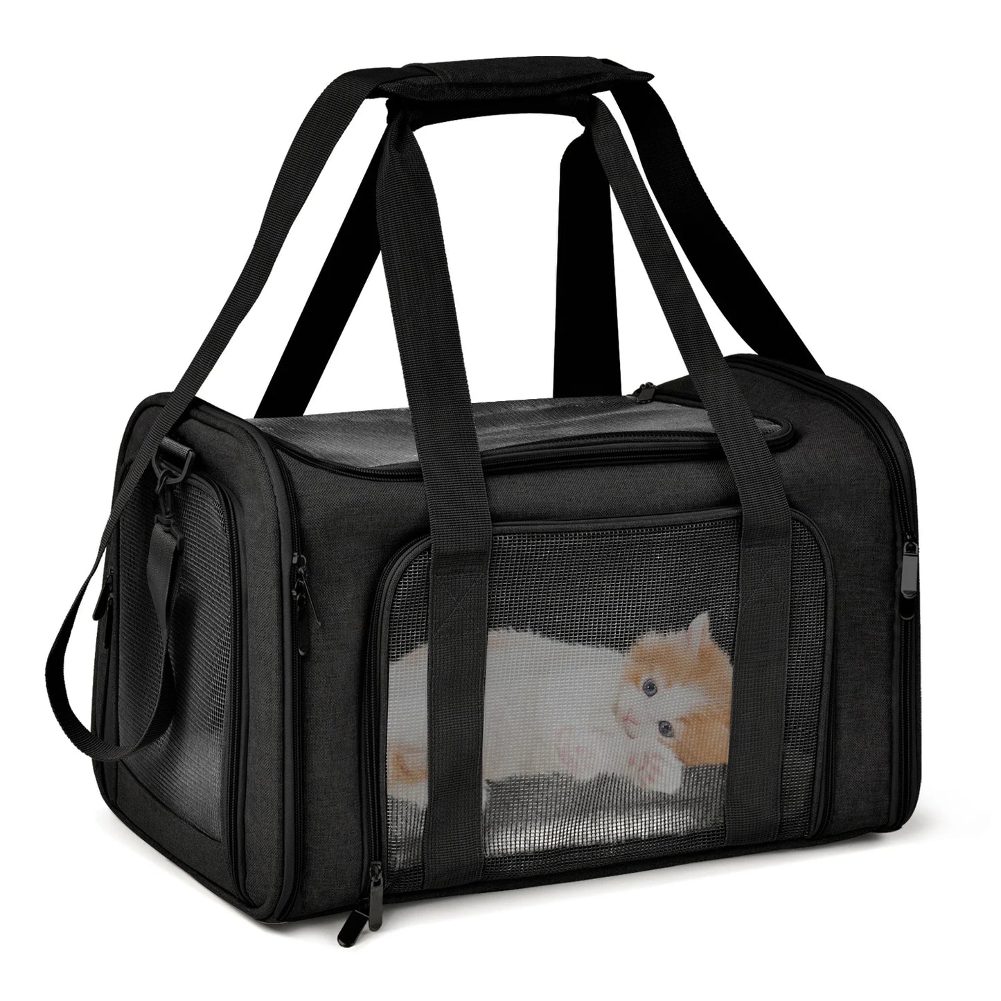 Soft Dog & Cat Travel Carrier Backpack: Comfortable and Secure Pet Backpack for Travel