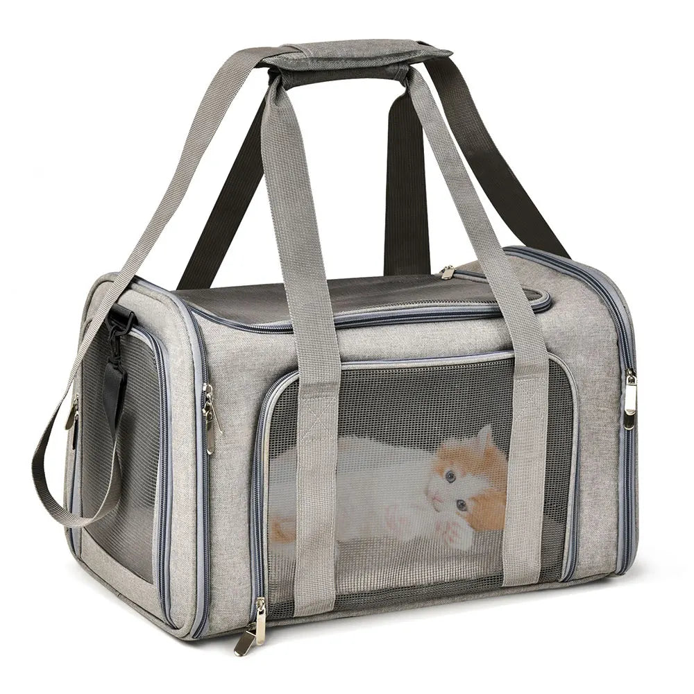 Soft Dog & Cat Travel Carrier Backpack: Comfortable and Secure Pet Backpack for Travel