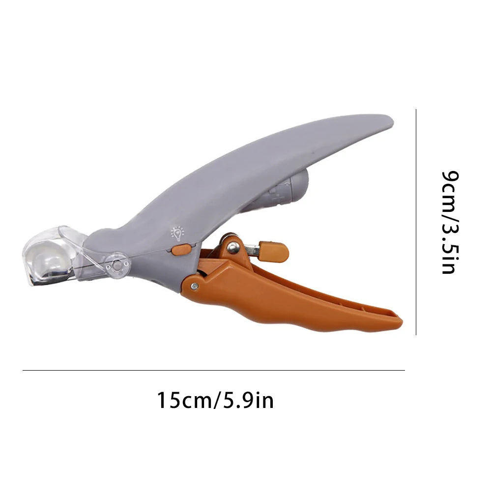 Claw Care Pet Nail Cutter with LED Light and Magnifying Glass