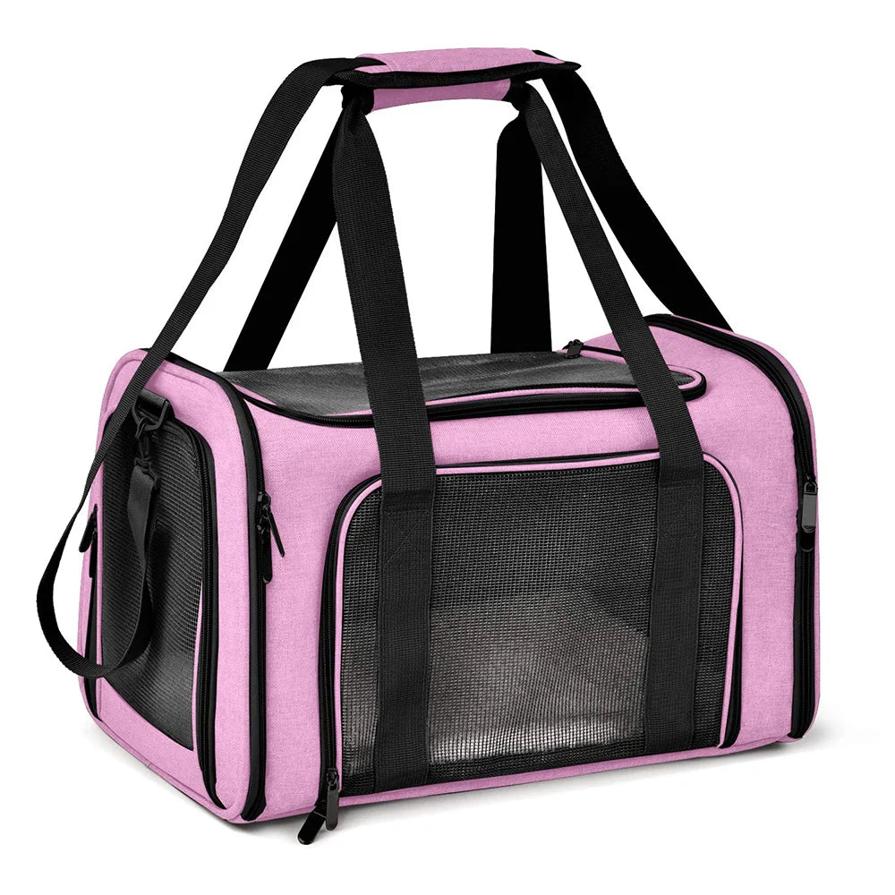 Soft Dog & Cat Travel Carrier Backpack: Comfortable and Secure Pet Backpack for Travel
