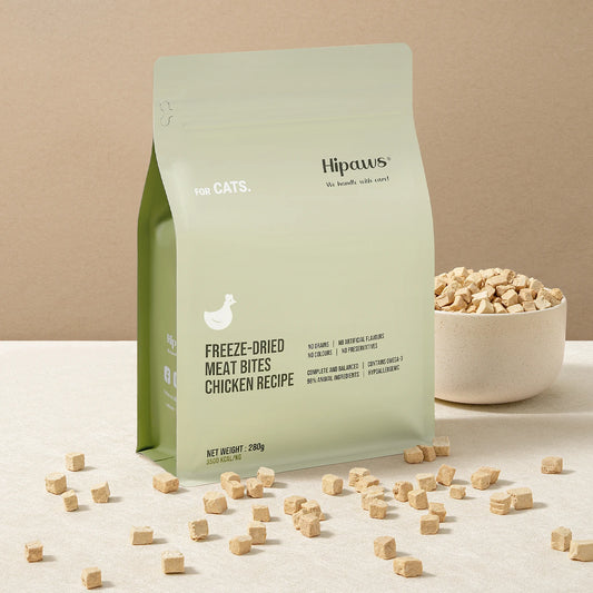 HIPAWS Freeze-Dried High-Protein Cat Food – Grain-Free, Low-Allergen Complete Nutrition for All Life Stages