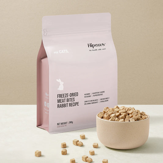 HIPAWS Freeze-Dried Cat Food – High-Protein, Grain-Free Complete Nutrition for Kittens &amp; Adults, Omega-3 Rich, Allergen-Friendly