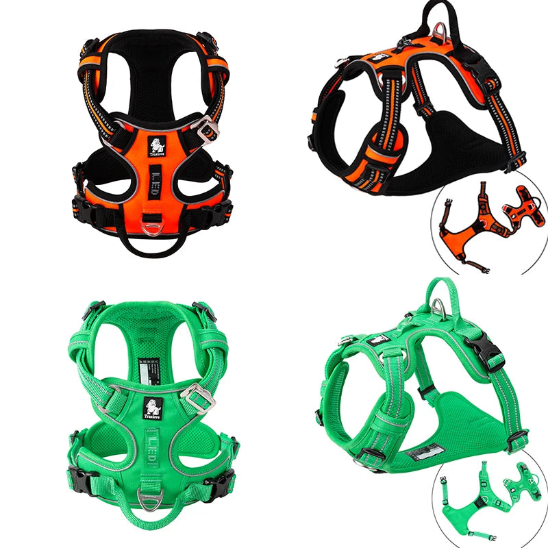 Truelove Pet Reflective Nylon Collar & Leash: High-Visibility, Durable Gear for Dogs