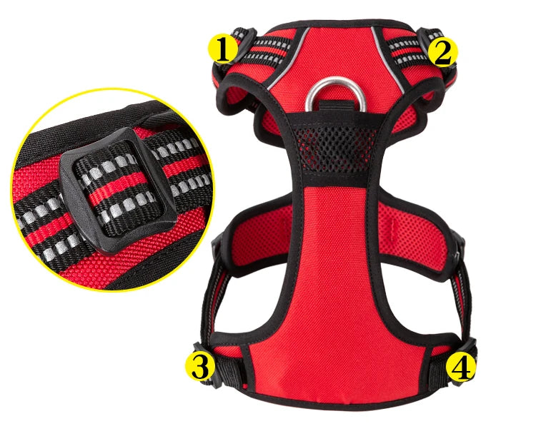 Truelove Pet Reflective Nylon Collar & Leash: High-Visibility, Durable Gear for Dogs