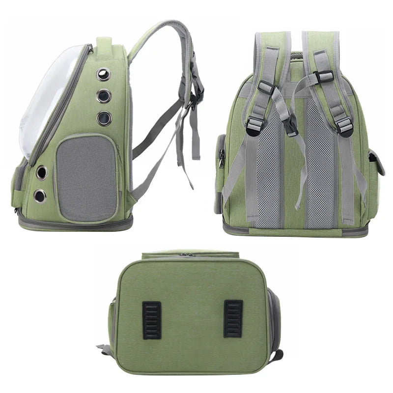 Transparent Pet Carrier Backpack for Cats & Small Dogs: Durable, Comfortable, and Stylish Travel Solution