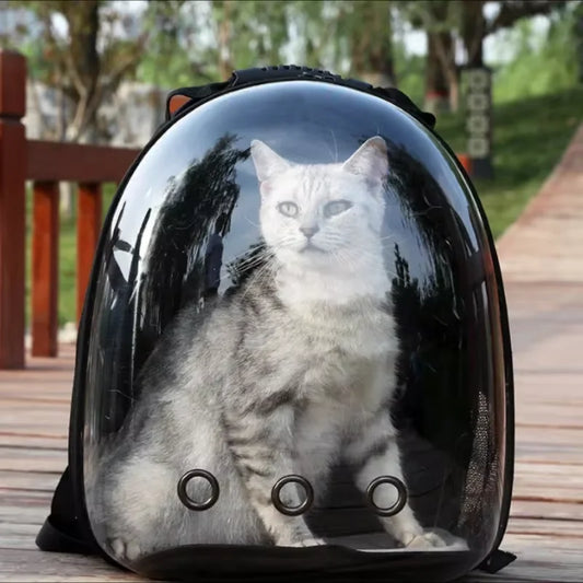 Space Capsule Cat Carrier Backpack: Stylish and Comfortable Pet Carrier for Travel