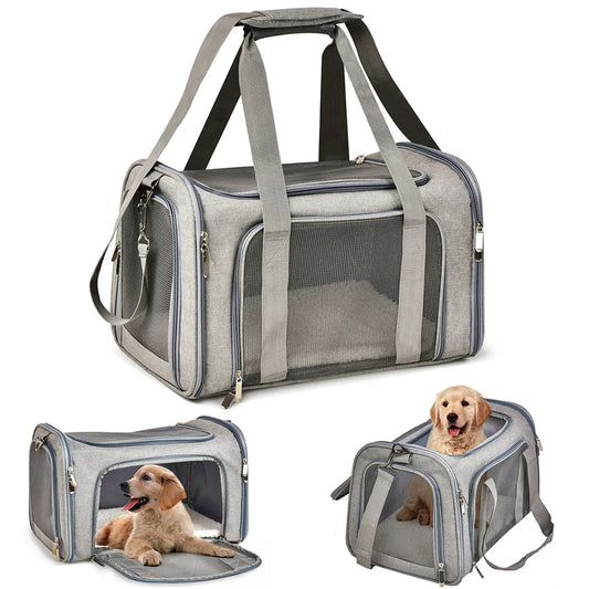 Soft Dog & Cat Travel Carrier Backpack: Comfortable and Secure Pet Backpack for Travel